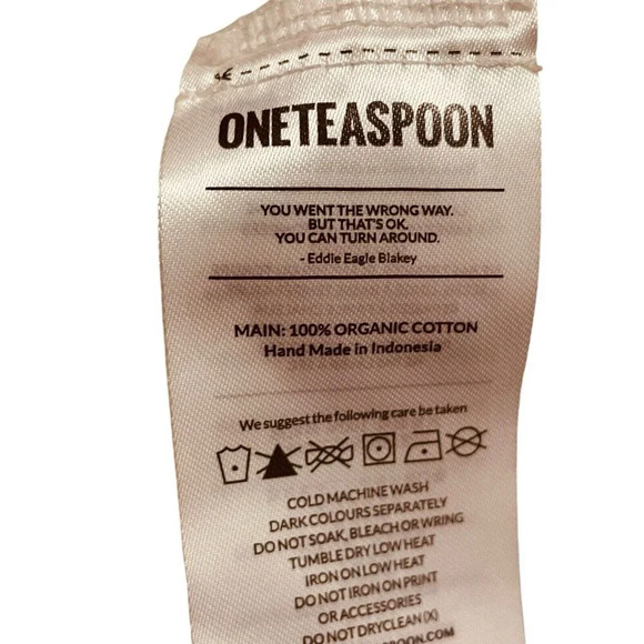 ONE TEASPOON Wilder Minds Tee Shirt Size Small - Picture 10 of 13